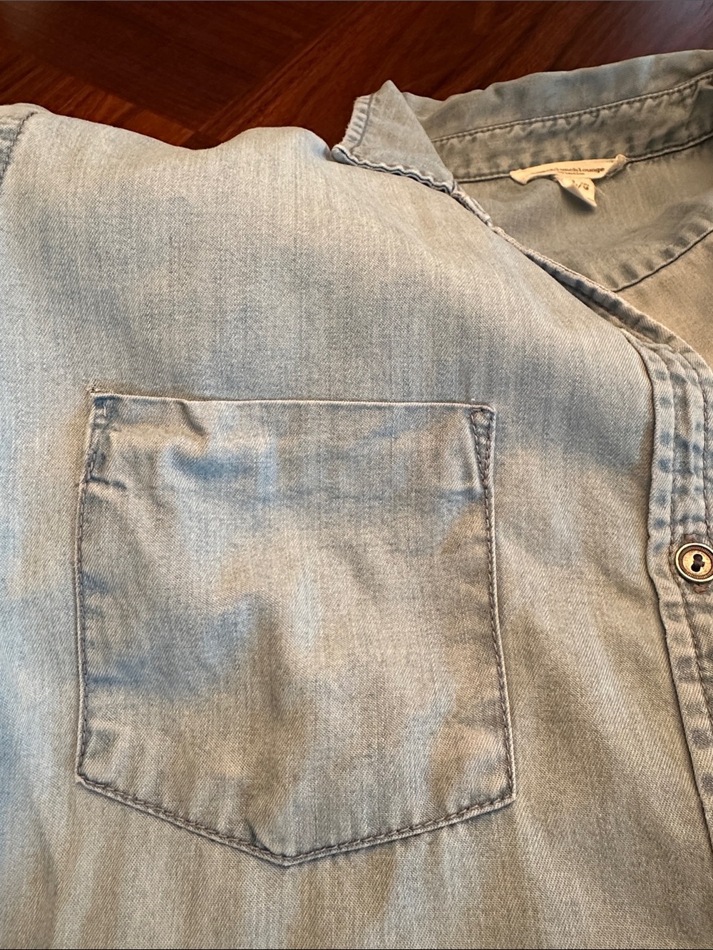 beachlunchlounge Light Blue Denim Shirt Dress - Picture 5 of 5